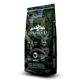 Riverwood Puppy Kalkkuna, ankka ja fasaani, 12 kg