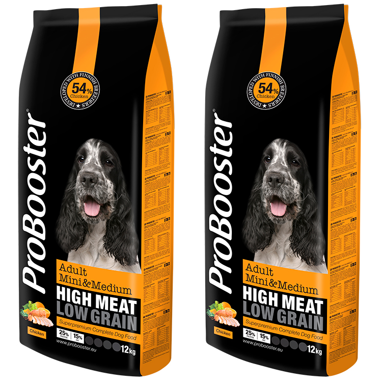 2 x 12 kg KASVATTAJILLE PB Adult Mini & Medium 