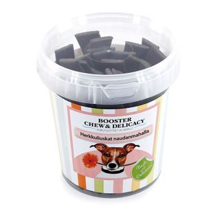 Booster Chew & Delicacy Herkkuliuskat naudanmahalla, 500 g