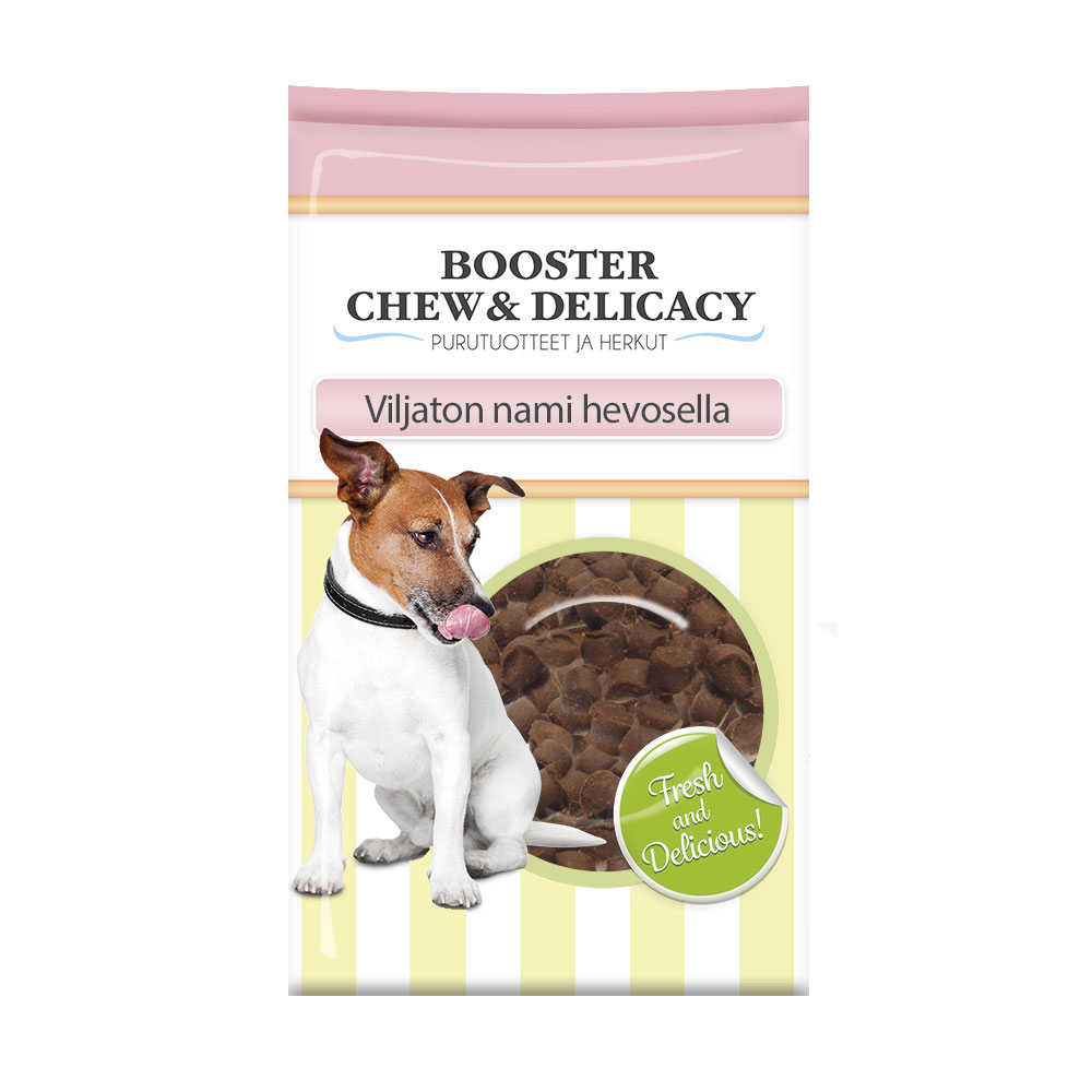 Booster Chew & Delicacy Viljaton nami hevosella, 200 g