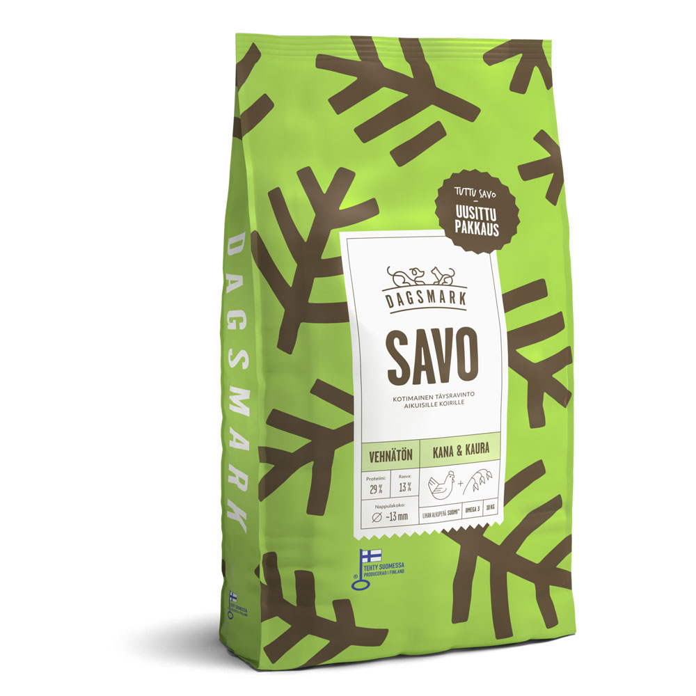 Dagsmark SAVO vehnätön kana-kaura 10 kg