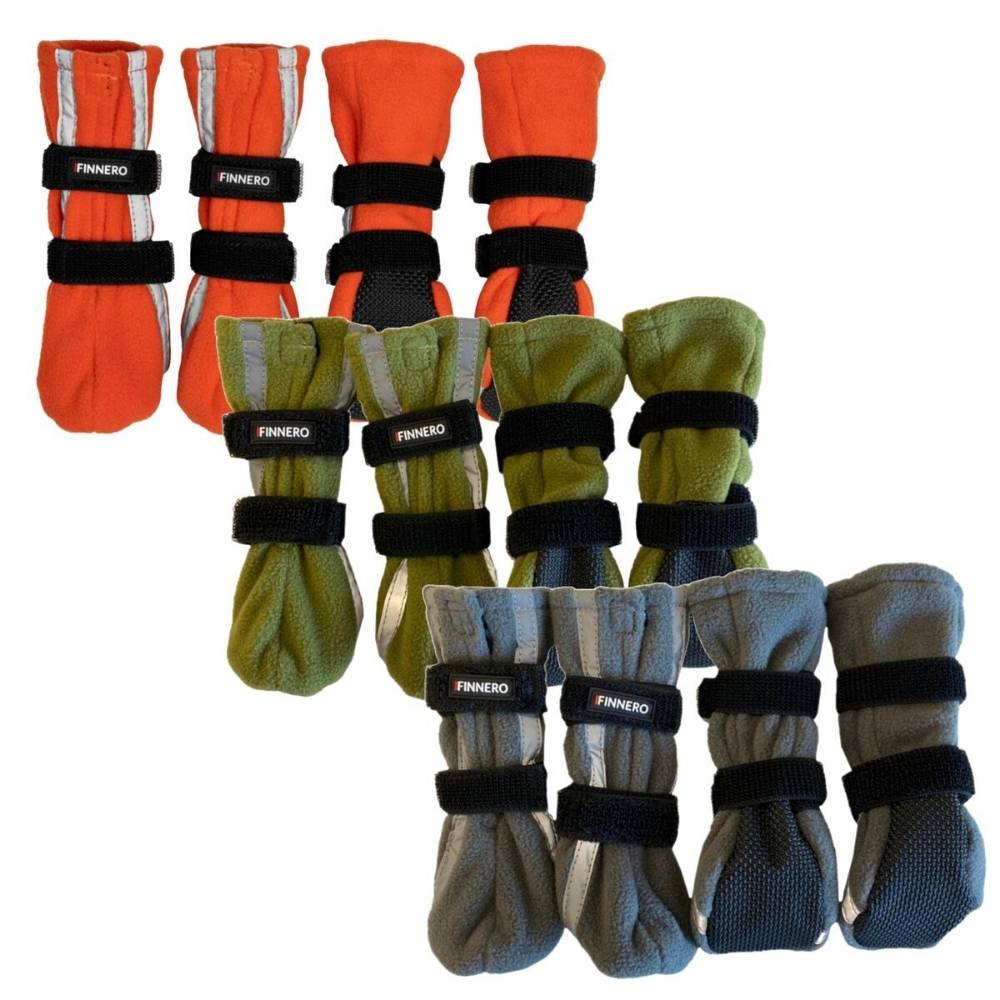 Finnero Halla-tossut, Heijastava 4 kpl / pkt - Valitse koko