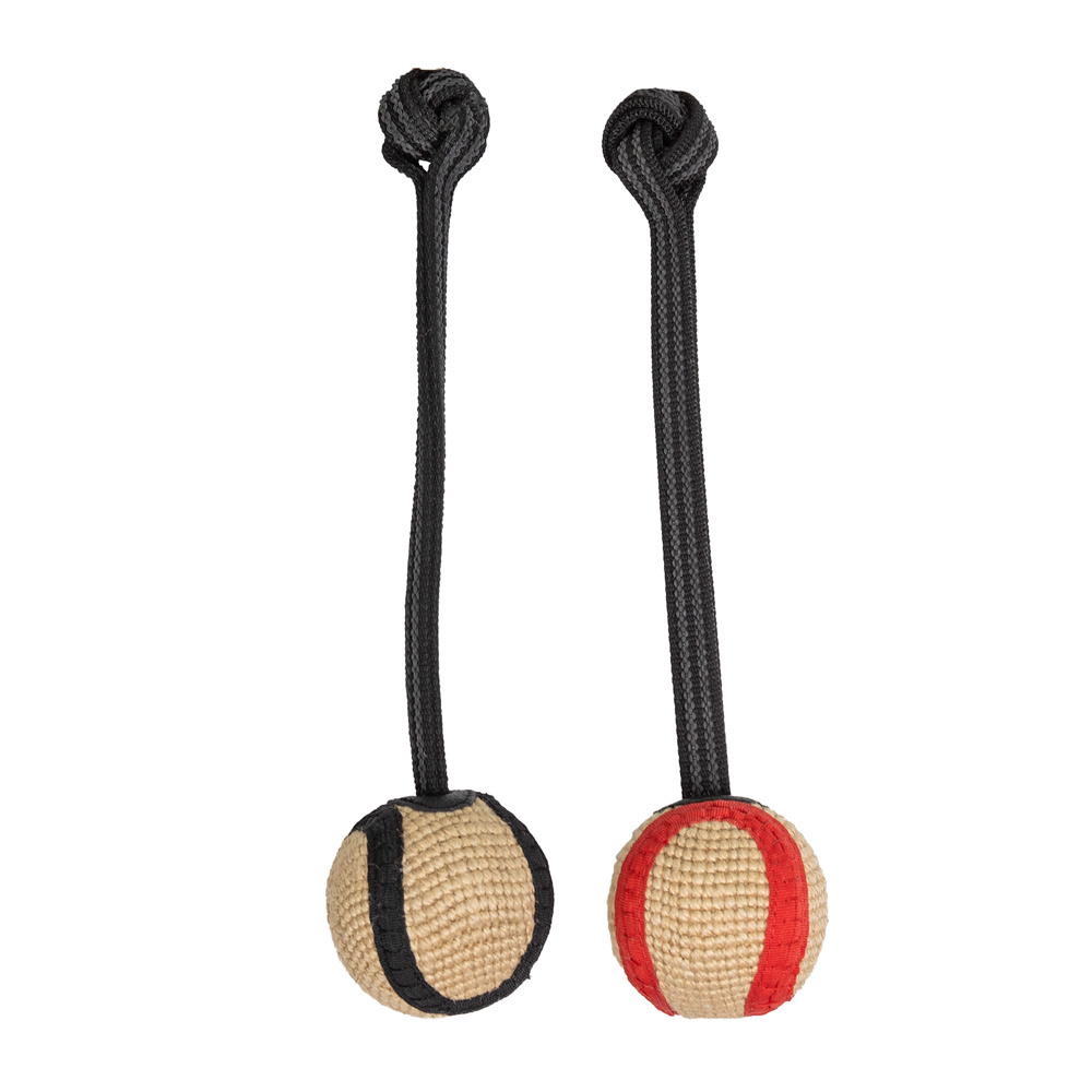 Flamingo Juuttipallo grip-hihnalla, 7cm