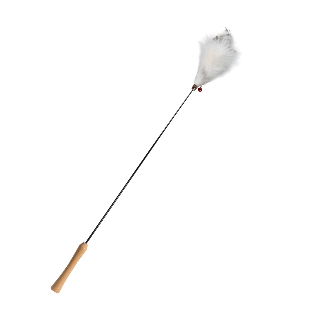 Flamingo Eireen kissanhuisku höyhenillä ja kulkusella