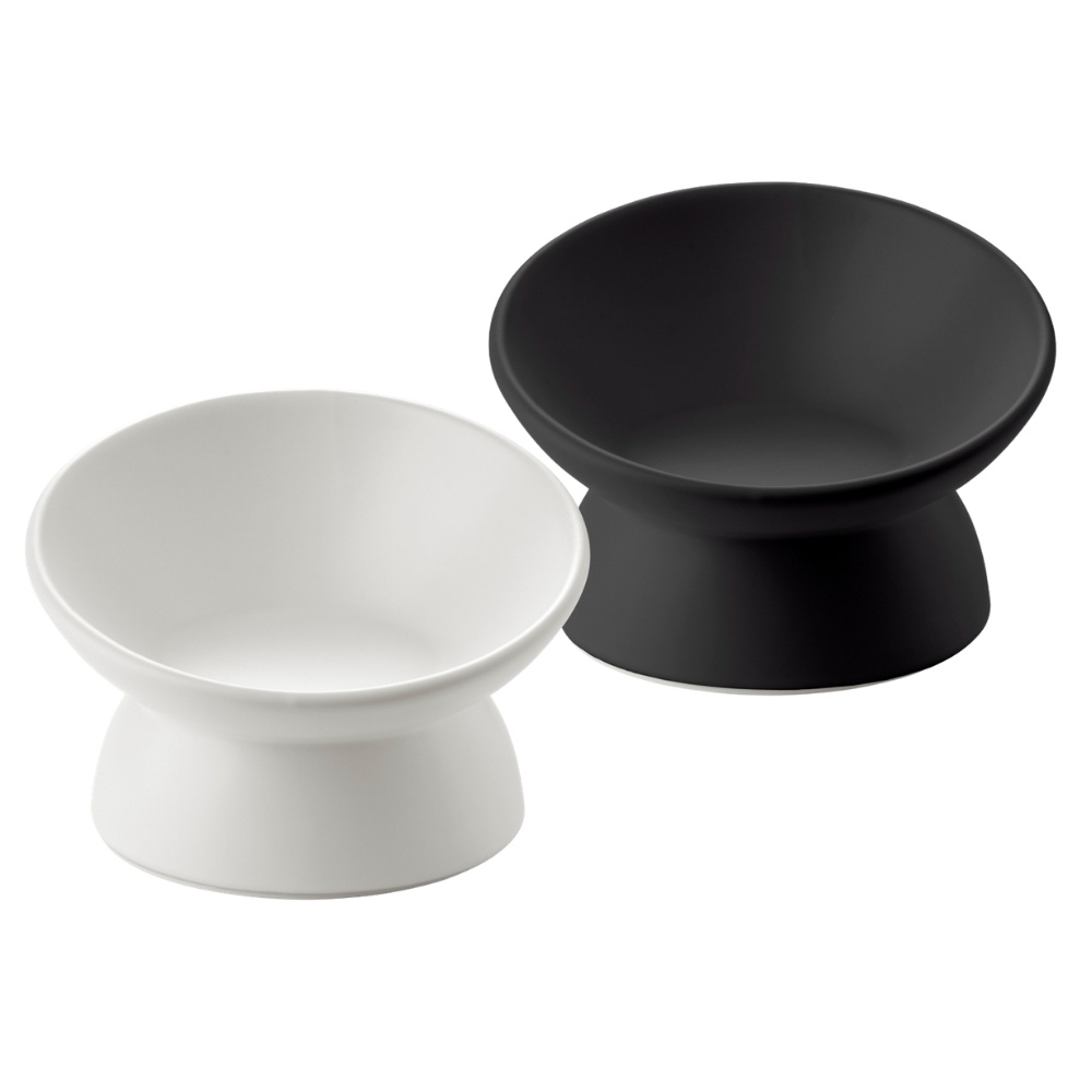 Hunter Langa keraaminen korotettu kissankuppi - valitse väri