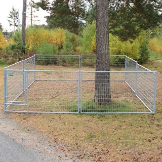 Jämpti Pro Mini koiratarha 6 x 4 m, sinkitty + maalattu (korkeus 115 cm)