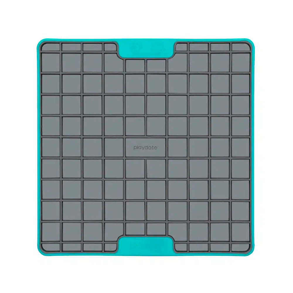 LickiMat, Aktivointimatto Playdate Tuff, vaaleansininen, 20 x 20 cm