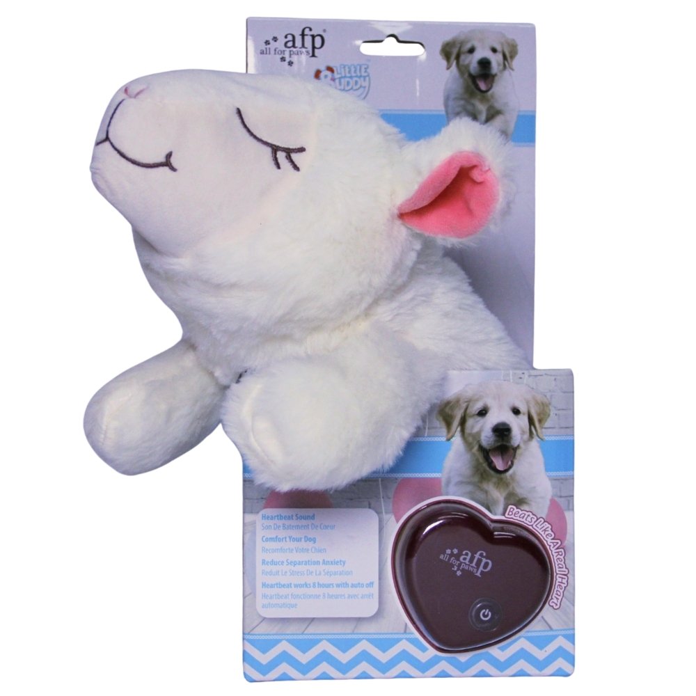 Koiran pehmolelu Little Buddy  Sykkivällä sydämellä, lammas