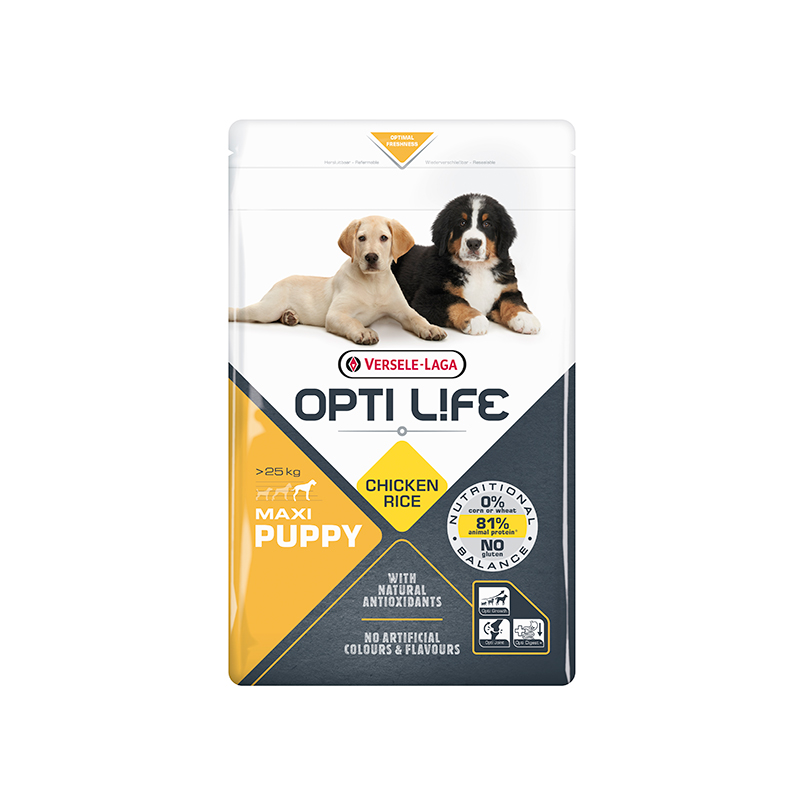 12,5 kg Opti Life Puppy Maxi  