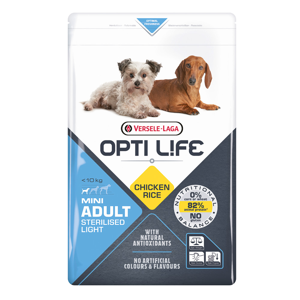 Opti Life Adult, Sterilised / Light Mini 2,5kg