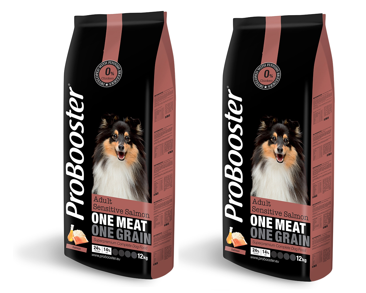 2 x 12 kg KASVATTAJILLE PB Adult Sensitive Salmon