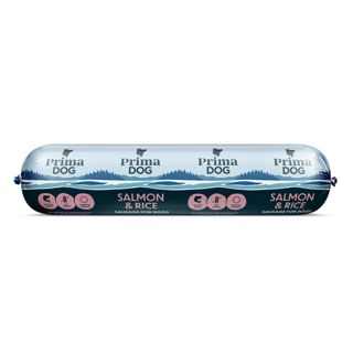 PrimaDog Salmon & Rice  Lohi-riisi -makkara, 800 g