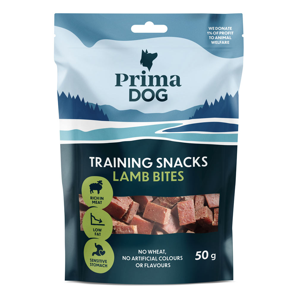 PrimaDog Training snacks  Lammaspala, 50 g