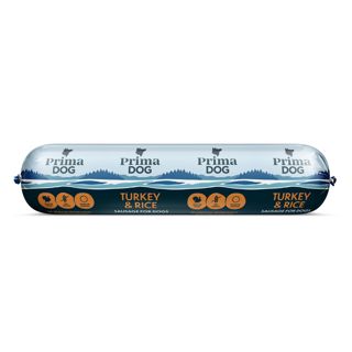 PrimaDog Turkey & Rice  Kalkkuna-riisi -makkara, 800 g