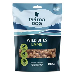 PrimaDog Wild Bites Lammas  ja tyrni, rapea, 100 g