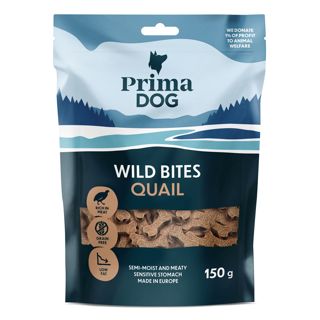 PrimaDog Wild Bites Viiriäinen  ja orapihlaja, pehmeä 150 g