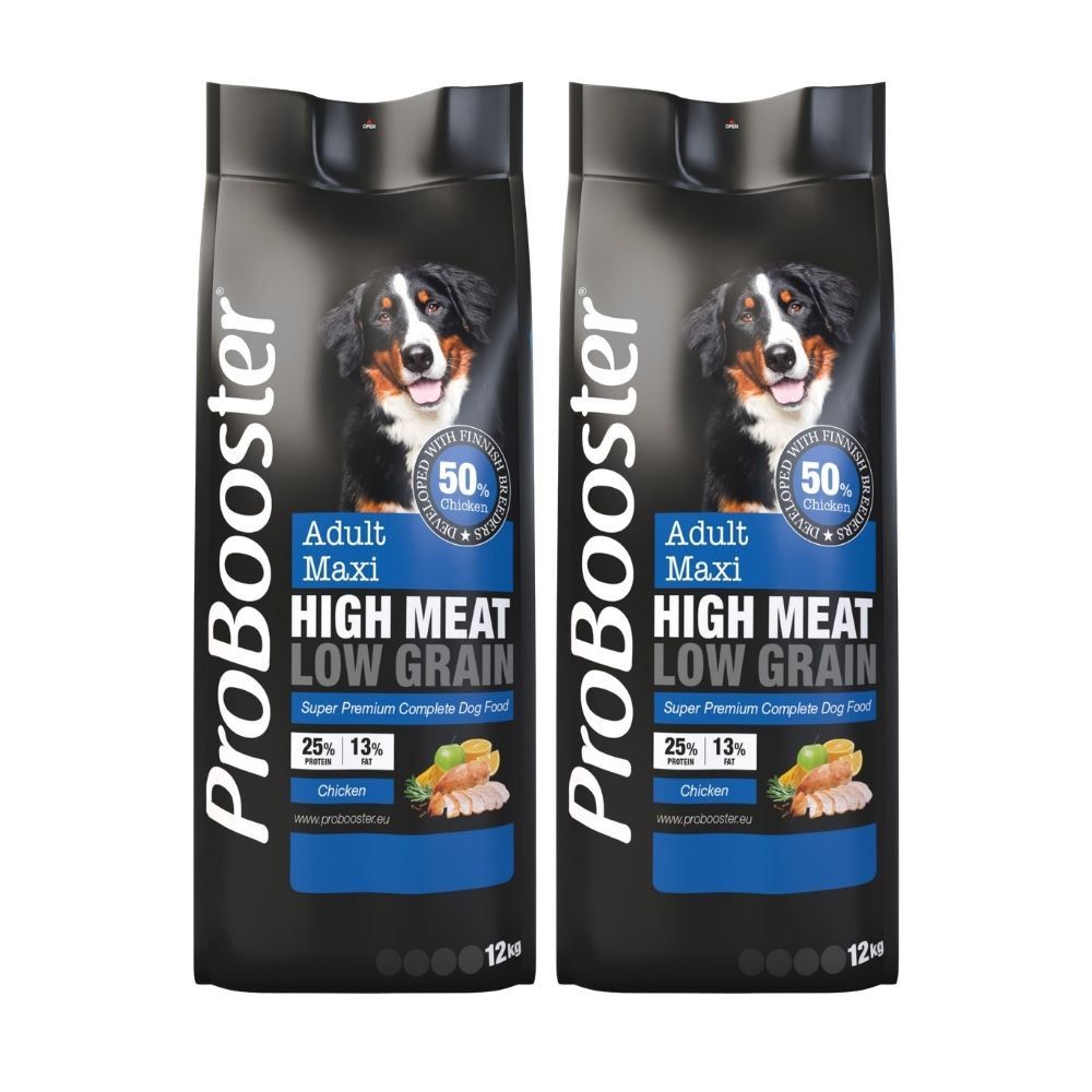 2 x 12 kg KASVATTAJILLE ProBooster Adult Maxi