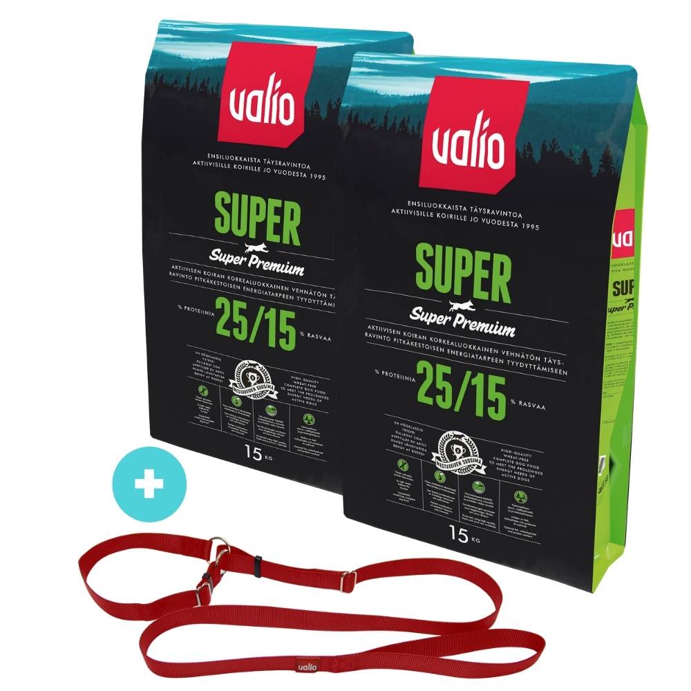 2 x 15 kg Valio Super 25/15 + yhdistelmätalutin