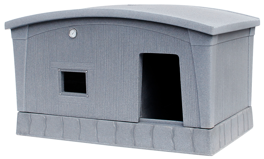 Jämpti lämpöeristetty  koirankoppi, harmaa