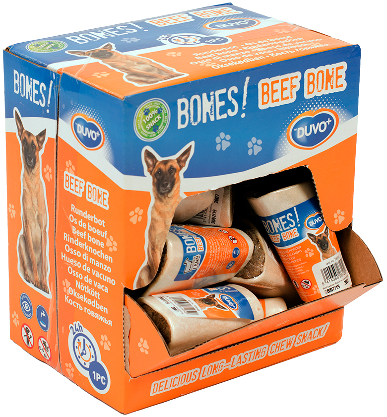 Duvo+ Bones! Naudanluu  lammastäytteellä