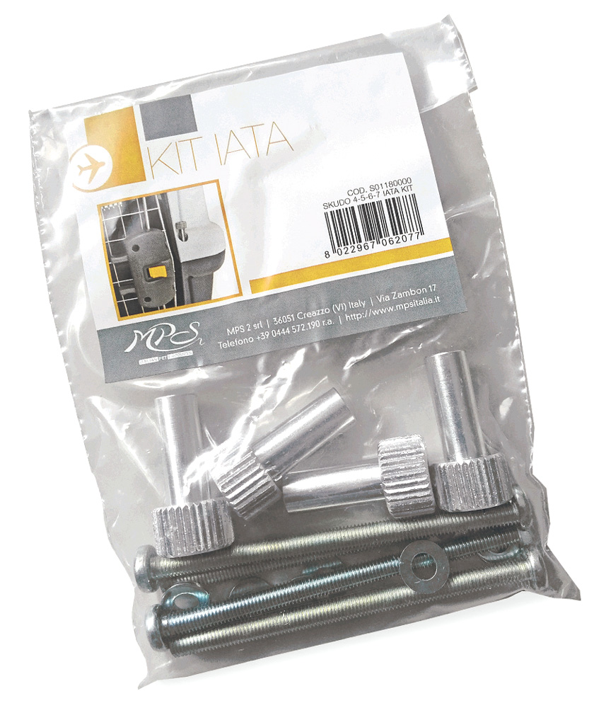 MPS IATA Kit Metallipultit Sku do IATA 4, 5, 6, 7, 8 -bokseihin 