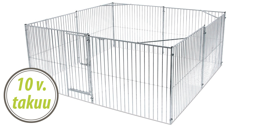 Jämpti MAXI kuumasinkitty Kalteritarha koiralle (korkeus 220 cm)