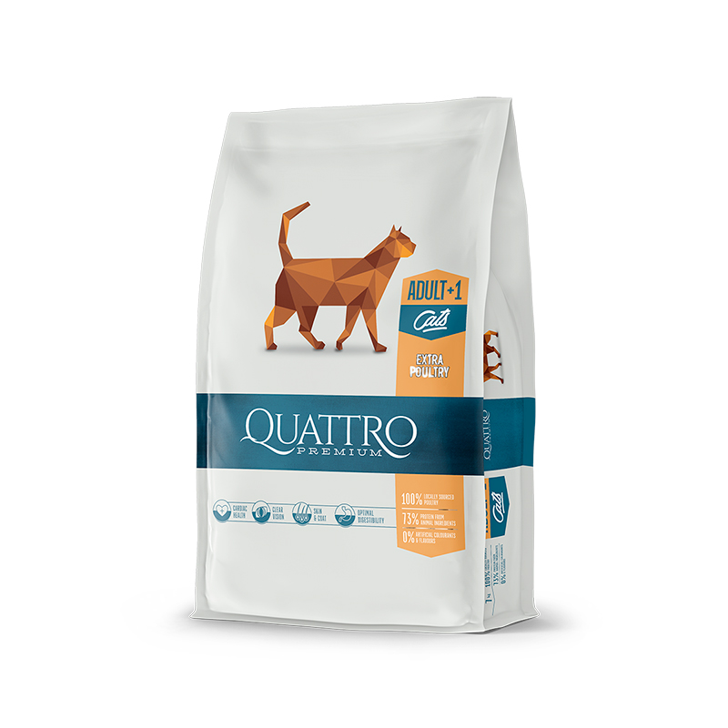 Quattro Cat Adult Extra Poultry