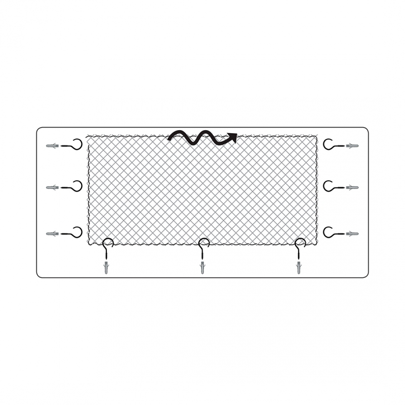 Duvo+ Kissan turvaverkko parvekkeelle