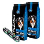 ProBooster Adult Maxi Chicken 2 x 12 kg + ProBooster Liha-ateria Kalkkuna & Peura, 800 g