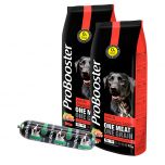 2 x 12 kg Special Edition ProBooster Adult Sensitive Lamb + ProBooster Liha-ateria Kalkkuna & Peura, 800 g
