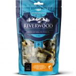 Riverwood Kuivatut lohennahkapalat koirille ja kissoille, 100 g