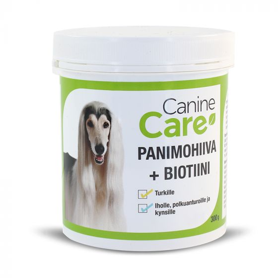 CanineCare Panimohiiva ja Biotiini, 300 g, Päiväystuote 12.12.2023