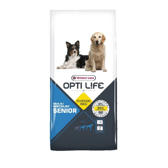 12,5 kg Opti Life Senior Medium & Maxi