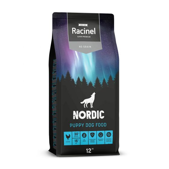 12 kg Racinel Nordic Puppy  Chicken, Kana