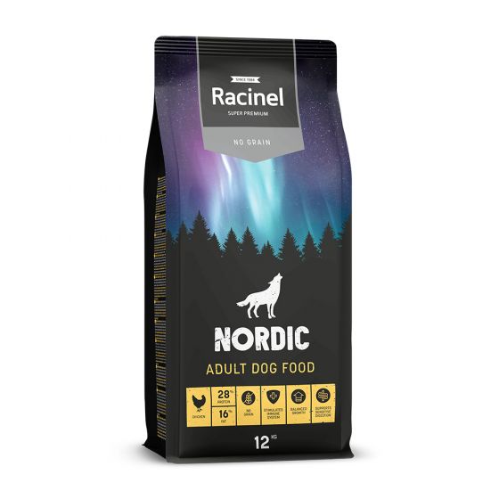 12 kg Racinel Nordic Adult  Chicken, Kana