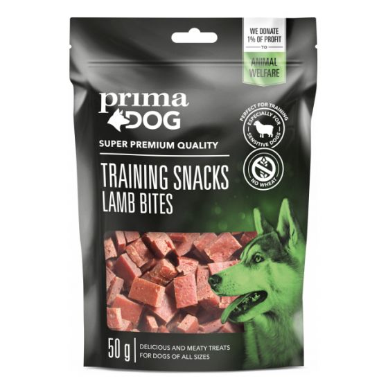 PrimaDog Training snacks  Lammaspala, 50 g