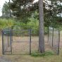 Jämpti Pro Medi Sinkitty + maalattu koiratarha 6 x 6 m (1+11, korkeus 185 cm)
