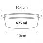Flamingo Mangi Muovinen  tuplakuppi jaloilla, 2x675 ml