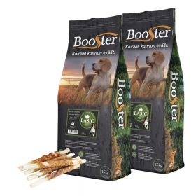 Booster Basic 2 x 15 kg + B&C Kanakierretikut 9g x 12cm 45 kpl