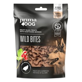 PrimaDog Wild Bites Viiriäinen  ja orapihlaja, pehmeä 150 g