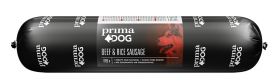 PrimaDog Beef & Rice  Nauta-riisi -makkara, 800 g