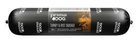 PrimaDog Turkey & Rice  Kalkkuna-riisi -makkara, 800 g