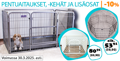 Pentuaitaukset ja lisäosat