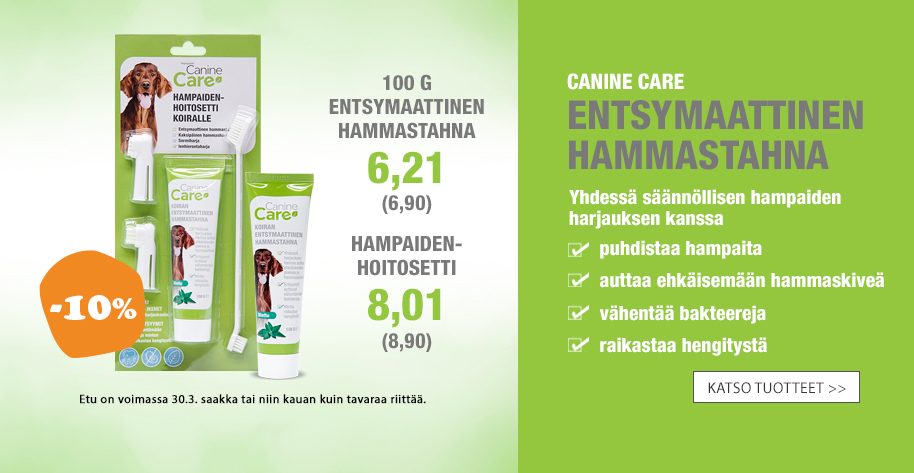 CanineCare entsymaattinen hammastahna koiralle