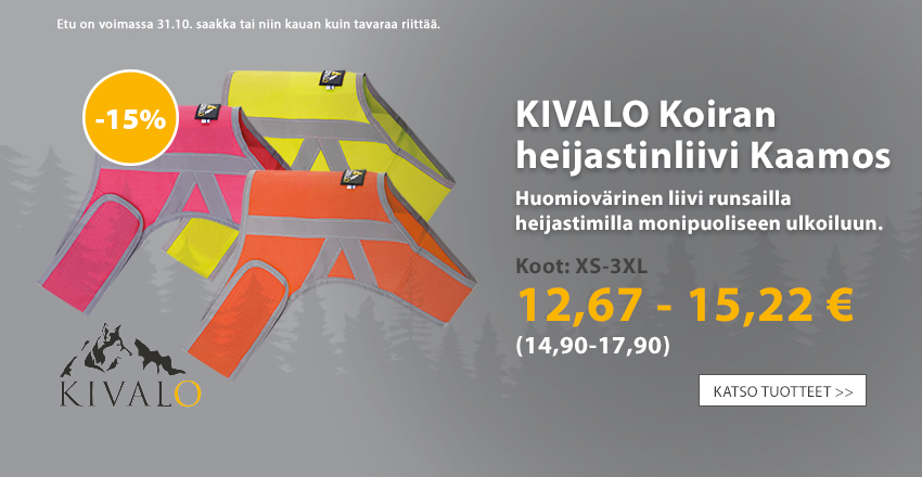 Kivalo Koiran heijastinliivi Kaamos