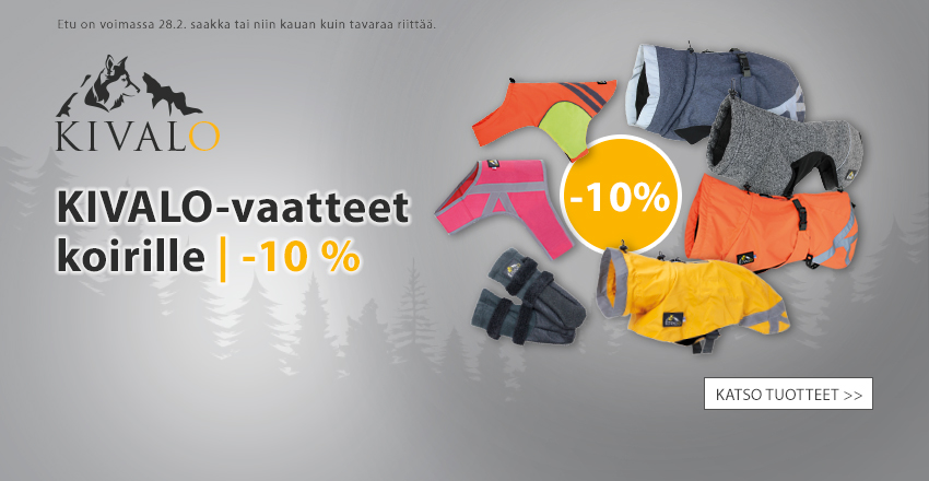 Kaikki Kivalo-tuotteet -10%
