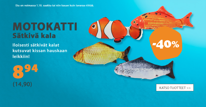 Motokatti Sätkivä kala -40 %