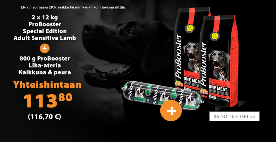 Kerralla reilummin huippulaadukasta ProBooster-ravintoa!