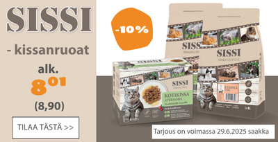 Sissi ruokaa suomalaisille kissoille