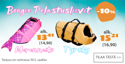 Boogie pelastusliivit alennus 10 prosenttia